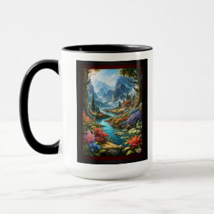 Förändrat land Kalakoff AI Art av Xzendor 7 Mugg