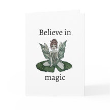 "Förändrat Lily Pond"-kort med mappad hälsning