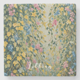 Förändrat lösenord: Pastel Secret Garden Stenunderlägg