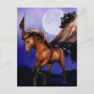 Förändrat Pegasus-vykort Vykort