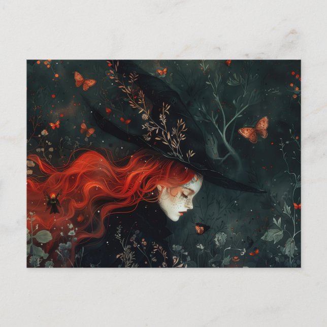 Förändrat vykort för Witch (Framsida)