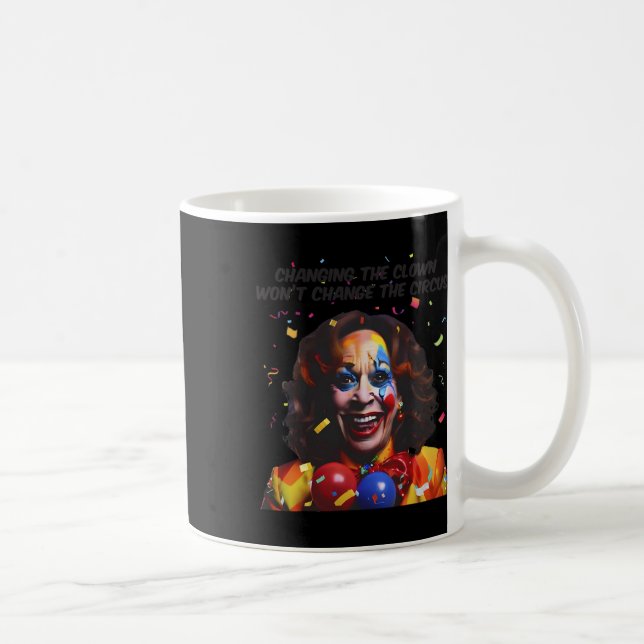 Förändring av den beskurna Won't change the Circus Kaffemugg (Höger)