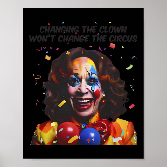 Förändring av den beskurna Won't change the Circus Poster (Framsidan)
