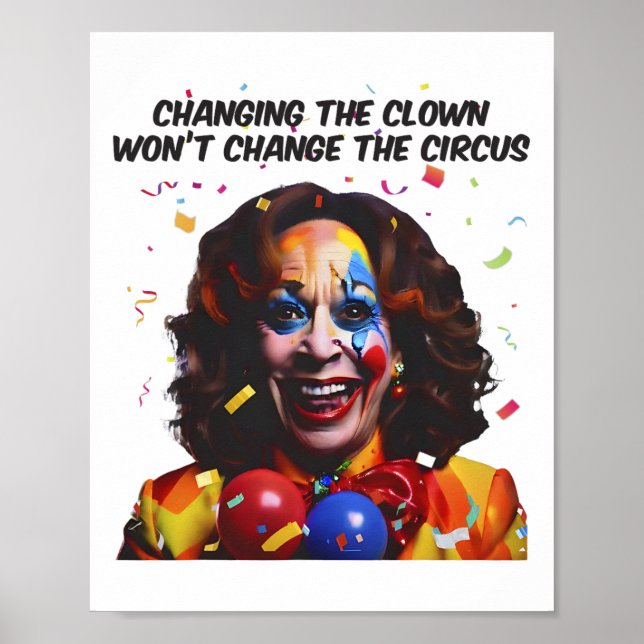 Förändring av den beskurna Won't change the Circus Poster (Framsidan)