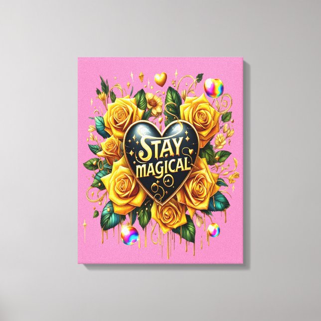 Förändring av Golden Ro och hörnet 16 x 20 Canvastryck (Framsida)