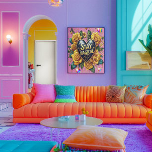 Förändring av Golden Ro och hörnet 16 x 20 Poster