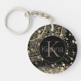 Förändring av Mandala med Guld Stars Personlig