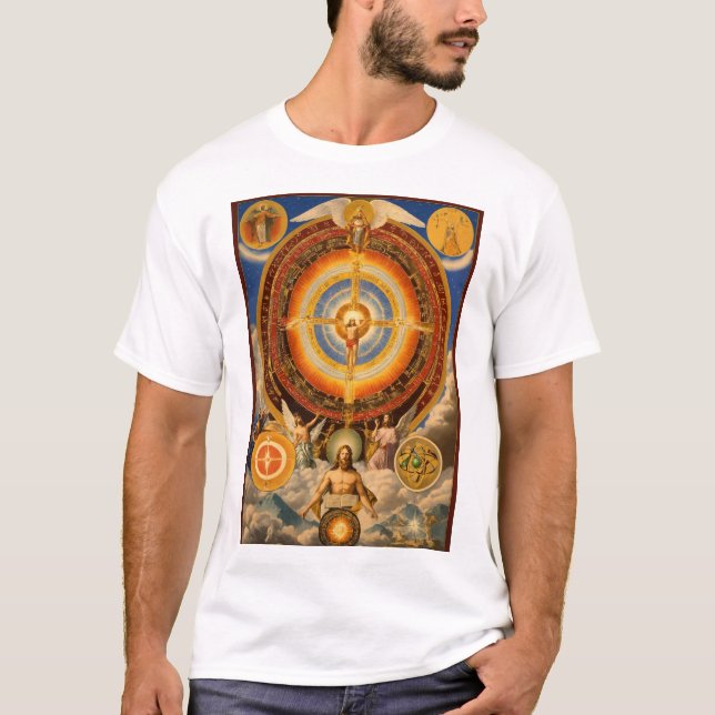 Förändring av Neo Gnostic Wisdom: Heligans TRinity T Shirt (Framsida)