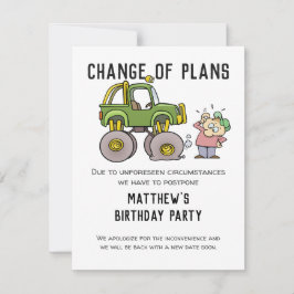 Förändring av Party-planen om upphävande av uppsko