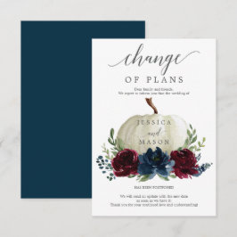 Förändring av planeringen inbjudningar