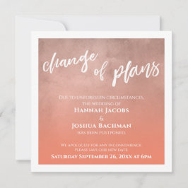 Förändring av plankort för lax i uppskjuten Bröllo Inbjudningar