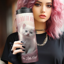 Förändring av Rosa Kitten med Angel Vingar