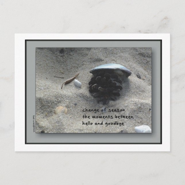 Förändring av sjöar vykort (Framsida)