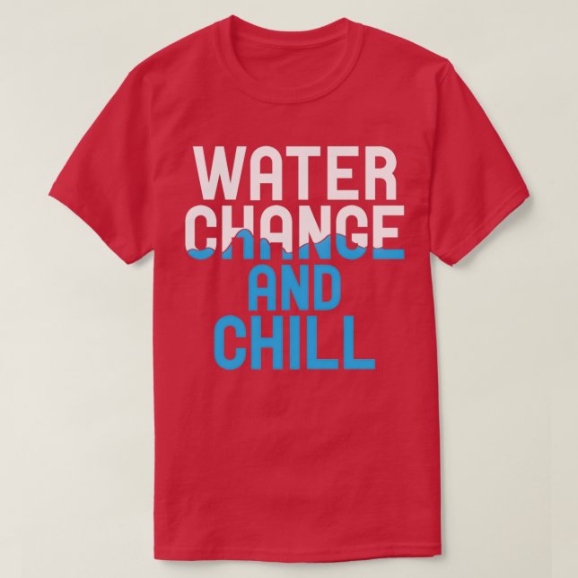 Förändring av vatten och kyla Vattenlevande fisk s T Shirt (Design framsida)