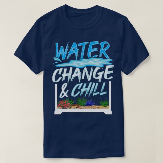 Förändring av vatten och kyldesign för en fyrkant t shirt (Design framsida)