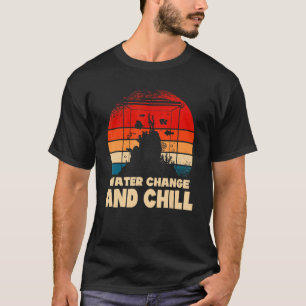 Förändring av vatten och Tank av kungsfisk på högk T Shirt