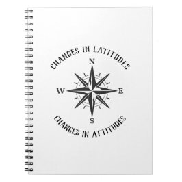 Förändringar i Latitud, förändringar i attityder k Anteckningsbok