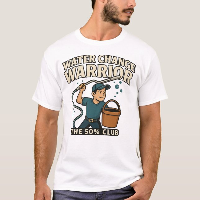 Förändringskrig i vatten - Klubben 50 % | Fiskare2 T Shirt (Framsida)