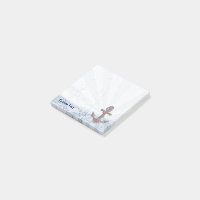 Föranka med kedja post-it block (Vinklad)