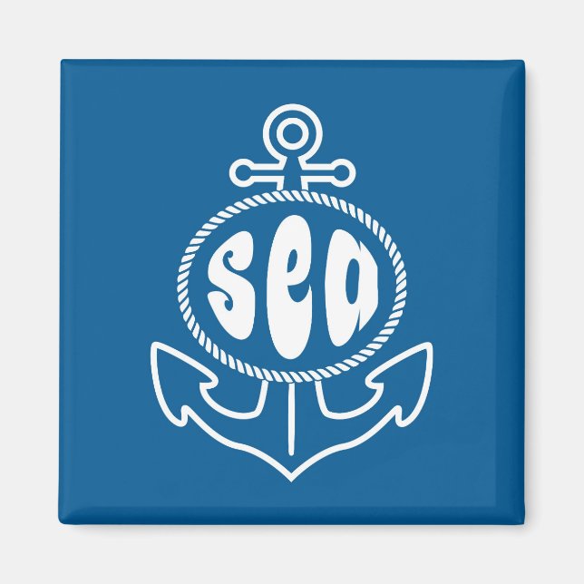 Föranka och hav magnet (Framsidan)