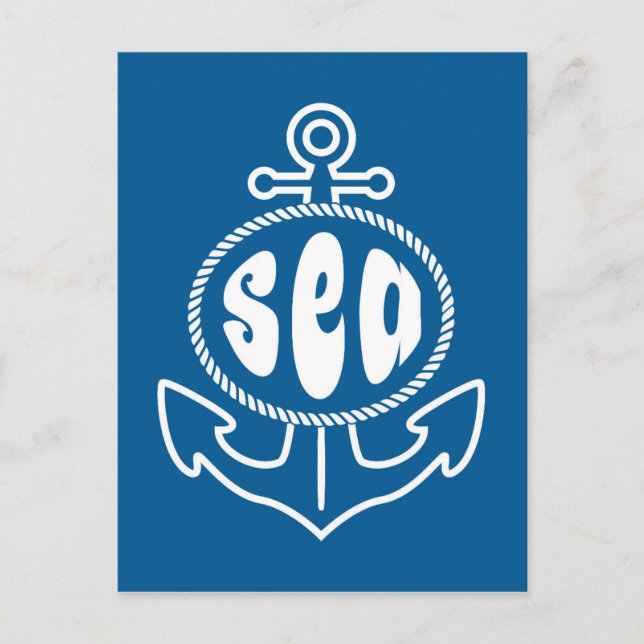 Föranka och hav vykort (Framsida)