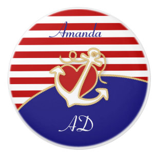 Förankra och hjärta knopp