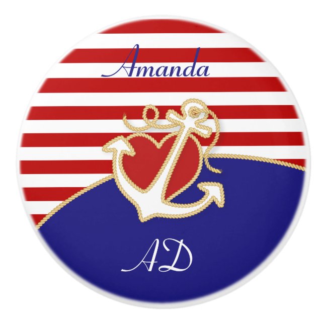 Förankra och hjärta knopp (Framsidan)