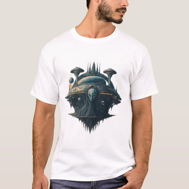 Förankra universum: Kosmisk anslutning T-Shirts (Framsida)