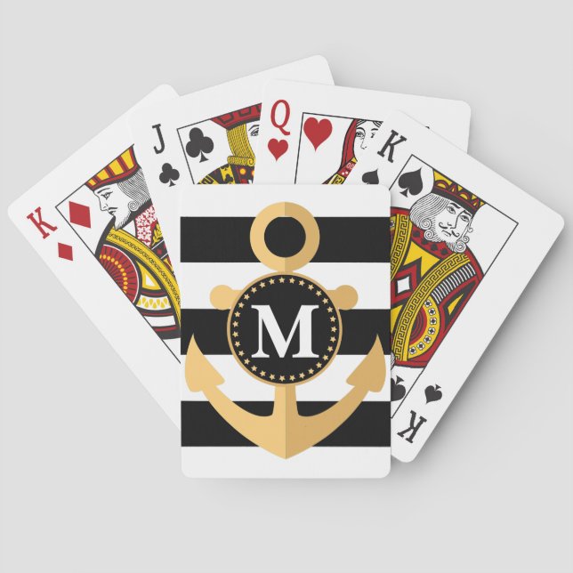 Förankring och Rand Casinokort (Baksidan)