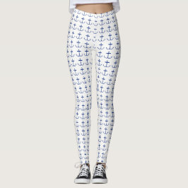 Förankringar på väg (Mörk Print) Leggings