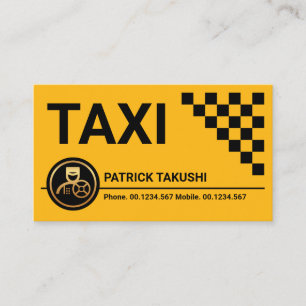 Förardrivrutin för kontrollrutor för Taxi Visitkort