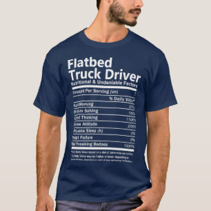 Förardrivrutin för Lastbil som är täckt och obestr T Shirt
