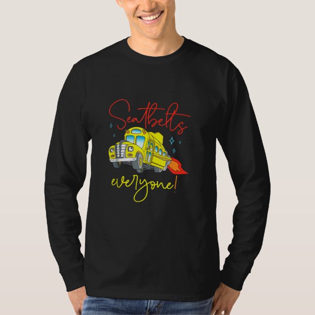 Förardrivrutin för magic School Buss T Shirt (Framsida)
