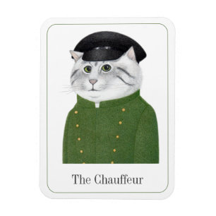FÖRARE CAT 3x4 Flexibel Magnet + Text II