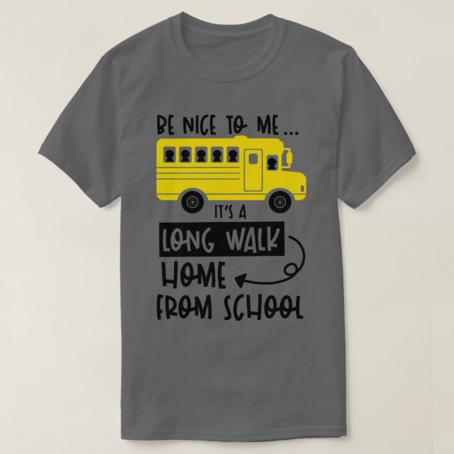 Förare i buss i i buss t shirt (Design framsida)