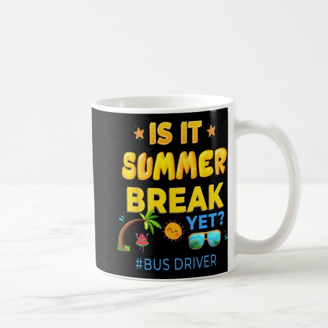 Föraren är det sommaruppehållet än i går i skolan kaffemugg (Höger)