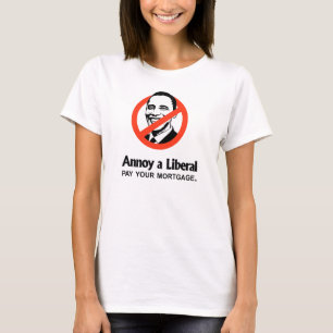 Förarga en liberal person - betala ditt intecknar t shirt