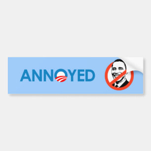 Förargade Anti-Obama - Bildekal