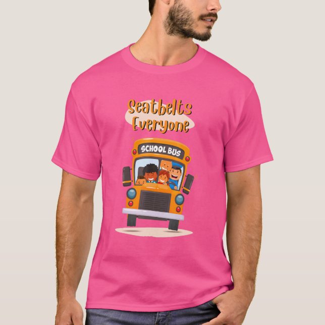 Förarjobb för alla Magic School Buss per r T Shirt (Framsida)