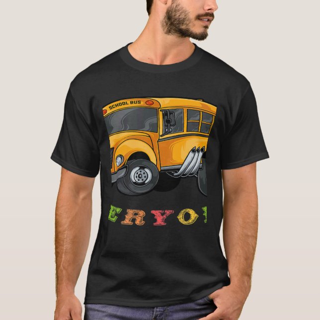 Förarjobb för alla Magic School Buss Pri T Shirt (Framsida)