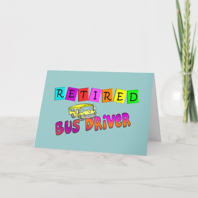 Förarpresenter för äldre Buss Kort (Framsida)