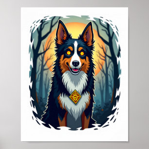 Förbannade Collie Crawl Poster