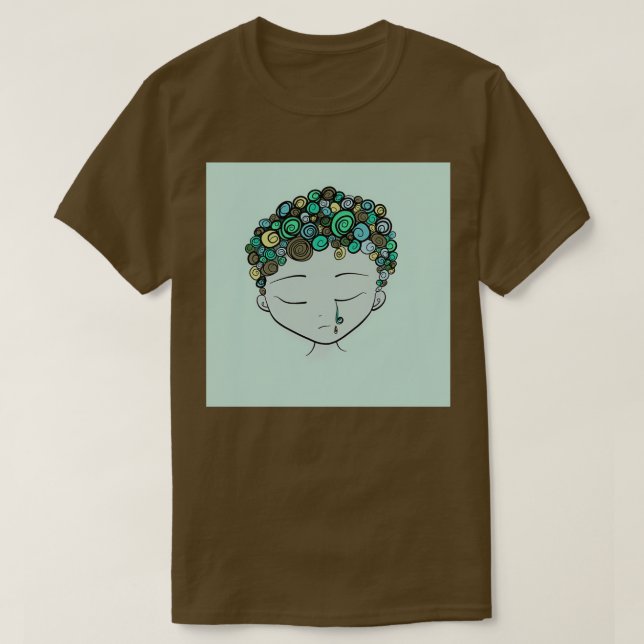 förbannande tårar t shirt (Design framsida)