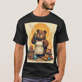 Förbannat Mamma Frustrerad Föräldrasticker Kaos Ko T Shirt