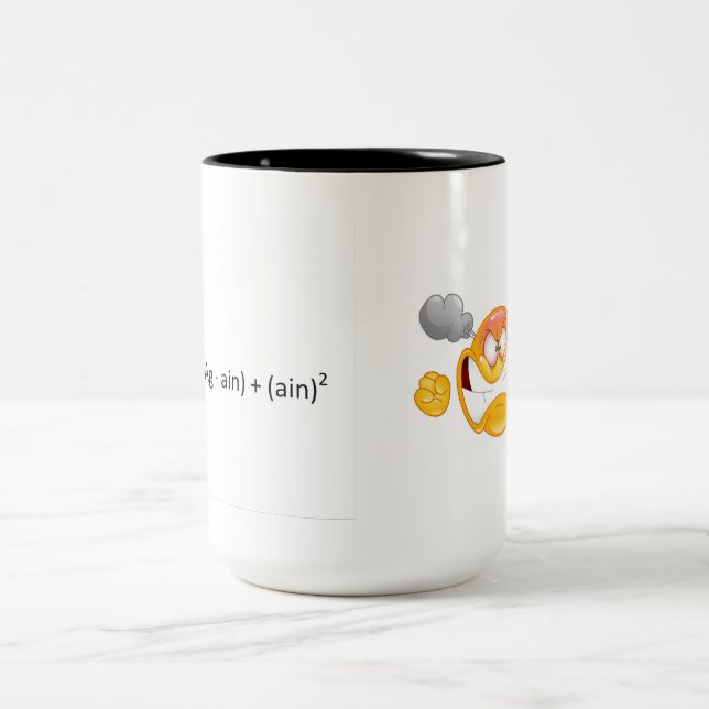 Förbannelsear! Omkullkastat igen Två-Tonad Mugg (Center)