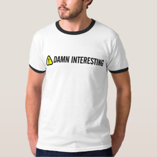 Förbaskad intressant logotyp t shirt