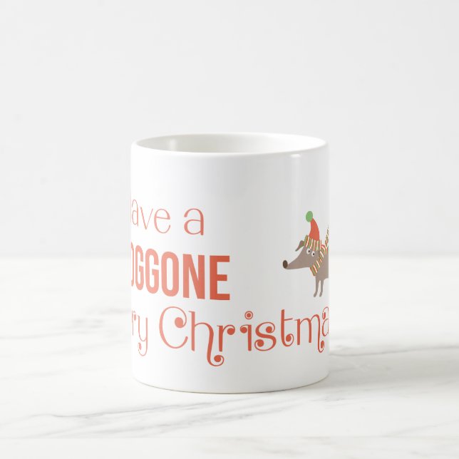 Förbaskat god jul kaffemugg (Center)