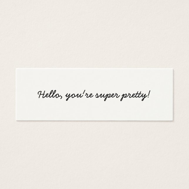 Förbättra än en kattappell litet visitkort (Framsidan)