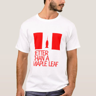 Förbättra än en lönnlöv t-shirt