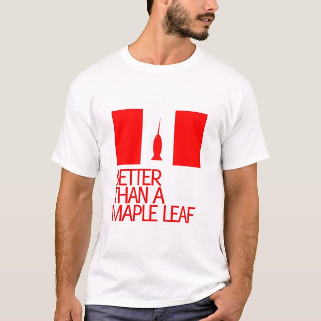 Förbättra än en lönnlöv t-shirt (Framsida)